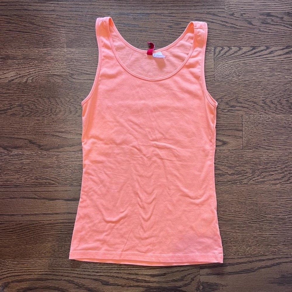 y2k coral tank top small